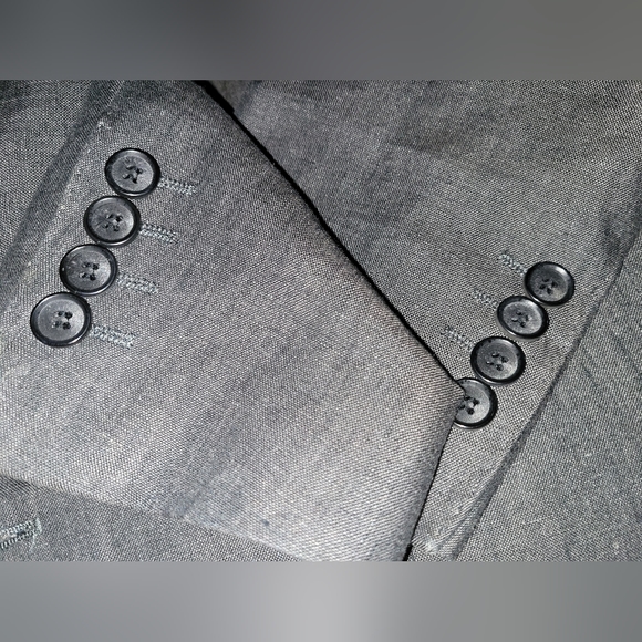 H&M Size 42R Men's Suite Blazer Gray Grey in Excellent Pre-loved Condition! - Picture 3 of 7